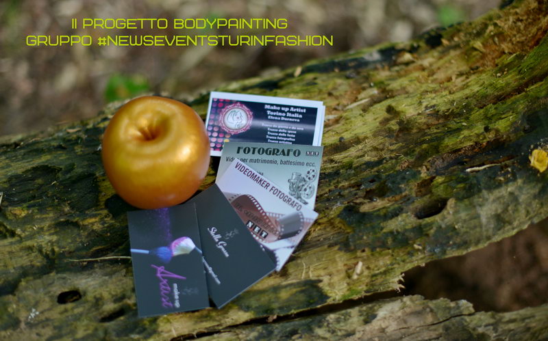 Gruppo News Events Turin Fashion contatti Bodypainting Torino Italia Mela del peccato in parco Boschetto
