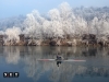 torino fiume po inverno nevica e brina