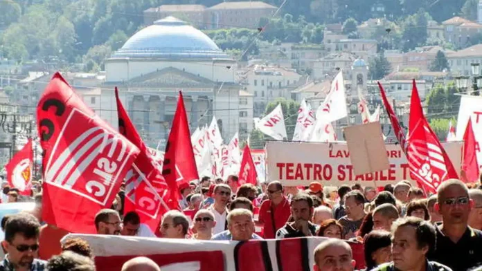 Генеральная забастовка профсоюзов Италии