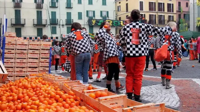 Апельсиновые сражения в Италии