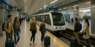 Авто Метро Турина: карта, станции, билеты и расписание 2025 Метро Турина линия 1 - карта и поезда на станции