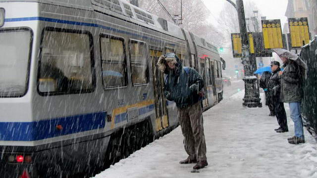 Погода Италия Турин Снегопад в Турине
