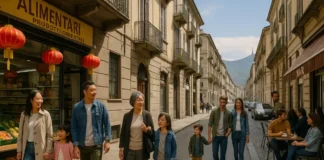 Китайская община Турина: крупнейшая диаспора с азиатскими корнями Китайская община в Турине — люди на улице в мультикультурном районе города