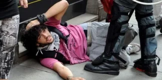 Протест студентов в Турине: 15 раненых, столкновение с полицией Студенты Турина стычки с полицией смотреть фото и видео