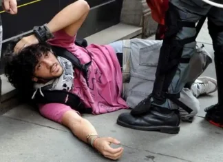 Протест студентов в Турине: 15 раненых, столкновение с полицией Студенты Турина стычки с полицией смотреть фото и видео