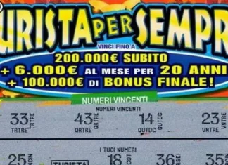 Крупный выигрыш в Турине по лотерейному билету: анонимный гражданин выиграл 1 740 000 евро в лотерее Италии Лотерея в Италии - Крупный выигрыш в Турине.