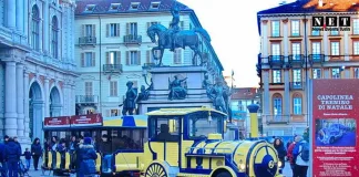 Предпраздничное настроение в центре Турина — Фото и видео Турин готовится к Рождеству и Новому году