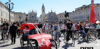 Велопарад в Турине 2013: фото и видеорепортаж