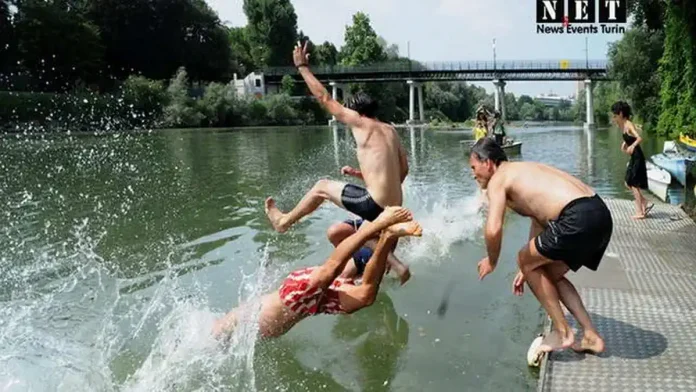 Big Jump - купание в реке По в Турине.