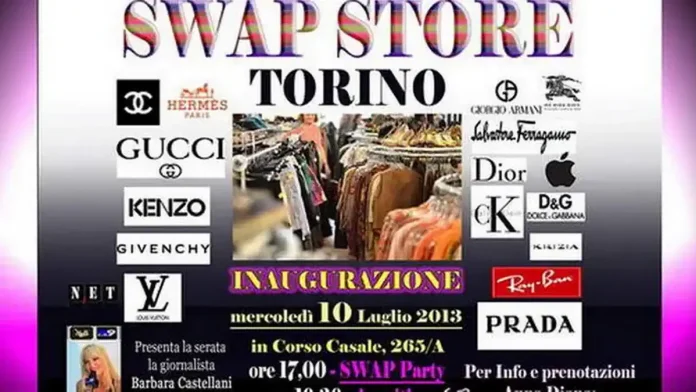 Магазин обмена товарами и услугами в Турине - Swap Store Torino