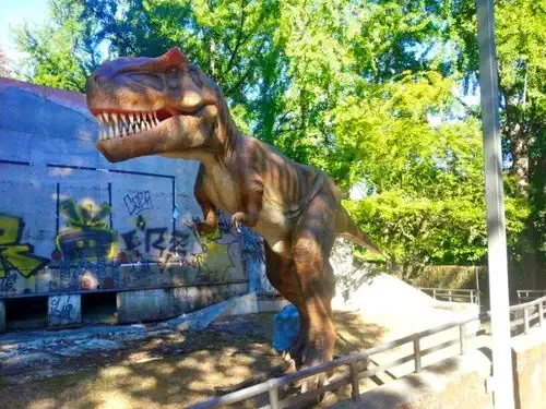 Динозавры Италия Турин парк Микелотти