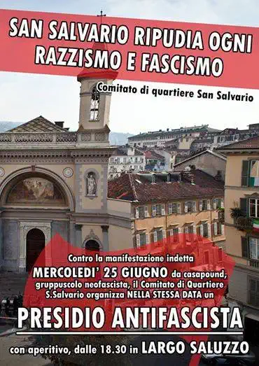 san salvario ripudia ogni razzismo e fascismo