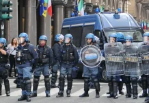 Протесты на Европейском саммите в Италии: столкновения с полицией в Турине