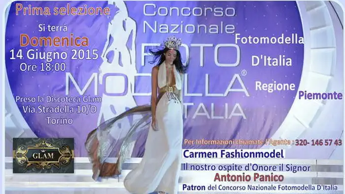 Miss Fotomodella d'Italia 2015 Glam Torino
