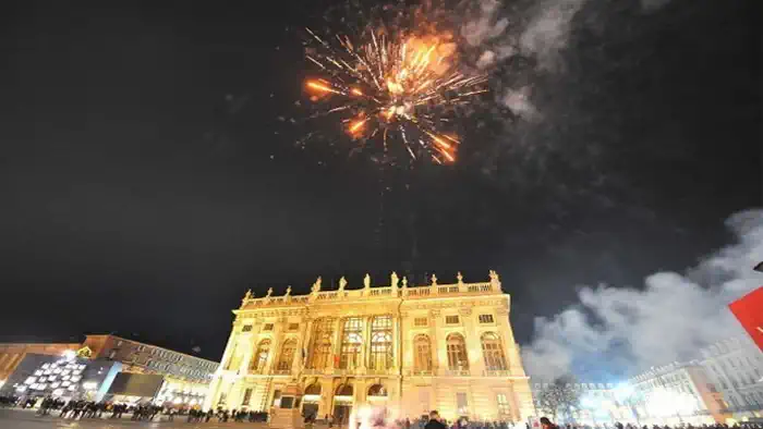 Празднование и встреча нового года в Турине