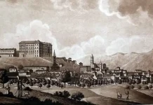 Замок Риволи в Турине: историческое наследие Пьемонта Изображение дворца замка Риволи в историческом формате