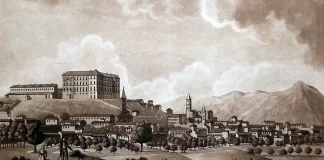 Замок Риволи в Турине: историческое наследие Пьемонта Изображение дворца замка Риволи в историческом формате