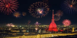 Новогодняя Ночь в Турине 2017: Вспоминаем празднования и развлечения Новый год Турин Италия 2017