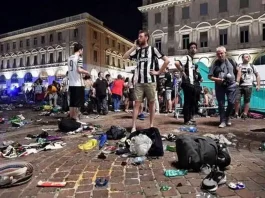 Ложная тревога бомбы в Турине, тысячи раненых при созданной панике и давке.