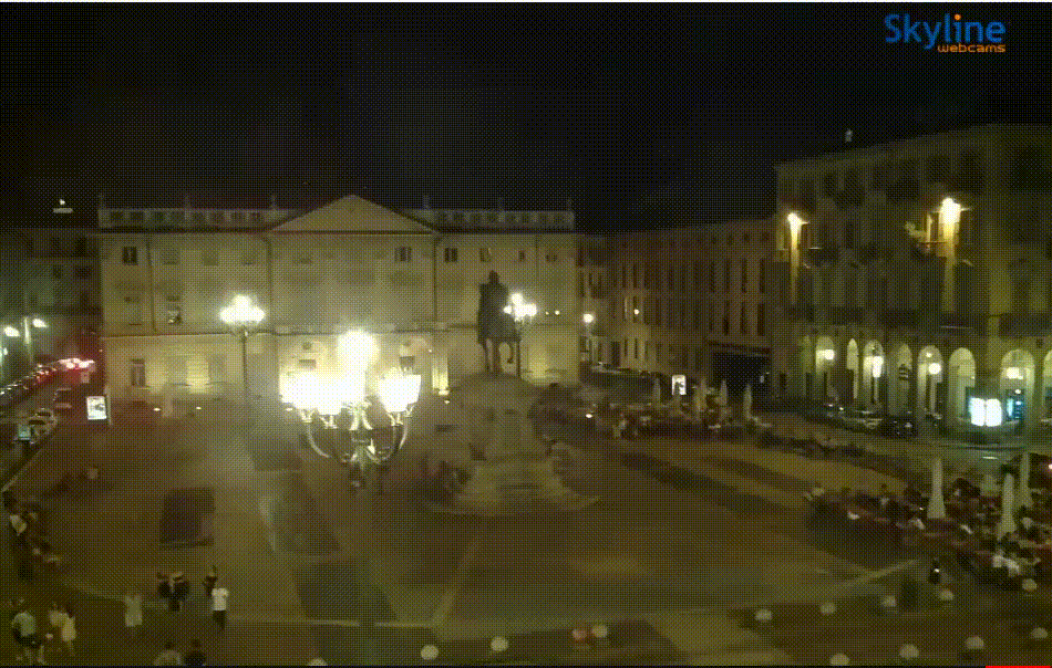 Веб камера Турина площадь Бодони реальное видео онлайн Пьемонт