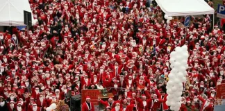 Уникальное событие: Парад Дедов Морозов пройдет в итальянском Турине Рождественский парад Дедов Морозов и Снегурочек в Турине