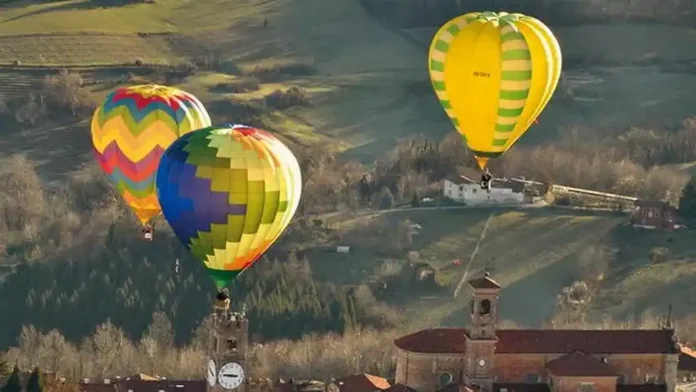Клуб воздушных шаров в Италии Турин Мондови