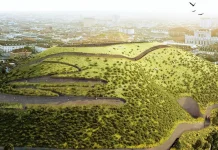 Гора-губка в Турине: проект Sponge Mountain, который должен поглощать CO2 Экологическая гора-губка в Турине будет поглощать углекислый газ.