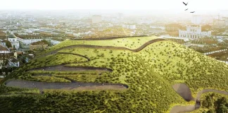 Экологический холм в Турине будет поглощать углекислый газ Экологическая гора-губка в Турине будет поглощать углекислый газ.