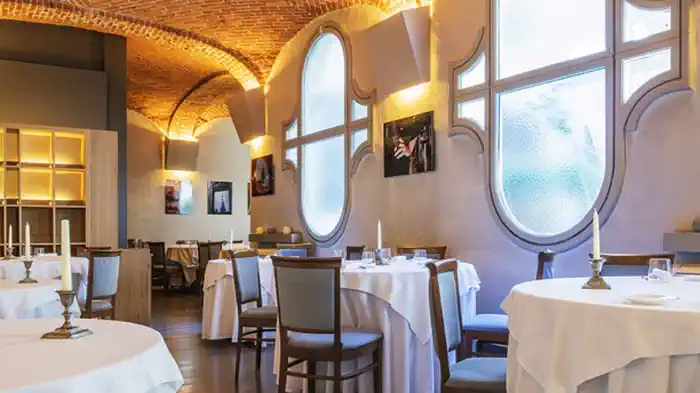 al-garamond романтический ресторан Турина