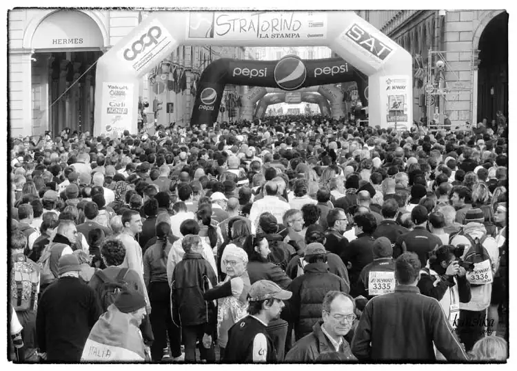 Туринский марафон площадь Сан Карло