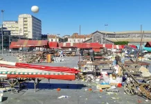 Искусство, культура и развлечения: лучшие мероприятия в Турине в апреле 2019 года Центральный рынок Турина porta Palazzo железные столы