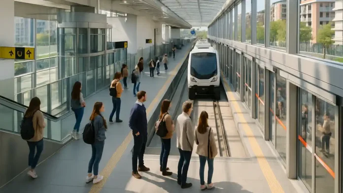 metro-2-torino-linia Карта маршрута и визуализация второй линии метро 2 в Турине