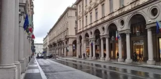 В Турине открыли новые пешеходные улицы Новые пешеходные улицы Турина via Roma