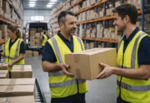 Amazon в Италии: как покупать выгодно, быстро и без ошибок (доставка, возвраты, Prime, налоги) Amazon в Италии - склад и логистика, доставка и покупки онлайн Складская логистика Amazon, как символ быстрых доставок и онлайн-покупок в Италии.