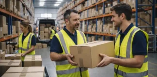 Amazon в Италии: как покупать выгодно, быстро и без ошибок (доставка, возвраты, Prime, налоги) Amazon в Италии - склад и логистика, доставка и покупки онлайн Складская логистика Amazon, как символ быстрых доставок и онлайн-покупок в Италии.