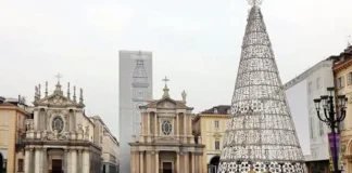 Рождественские огни и елка в Турине 2020 Рождественские огни в Турине 2 декабря