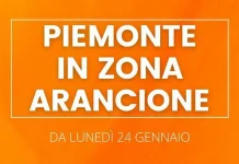 Пьемонт в оранжевой зоне коронавируса Пьемонт в оранжевой зоне с 24 января 2022