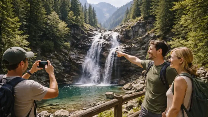 Водопад в Пьемонте Тосе, самый красивый на севере Италии и один из самых высоких в Европе