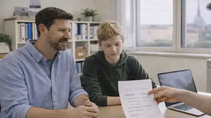 Внутри лицея в Турине: учебная атмосфера и консультация учителя