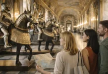 Королевская оружейная палата Турина: доспехи Савойи, легендарные мечи и самый эффектный зал Королевских музеев Королевская оружейная палата Турина: парадная галерея доспехов и исторического оружия в комплексе Королевских музеев Панорамный вид на экспозицию доспехов и оружия в Королевской оружейной палате Турина, атмосфера исторического наследия Савойи