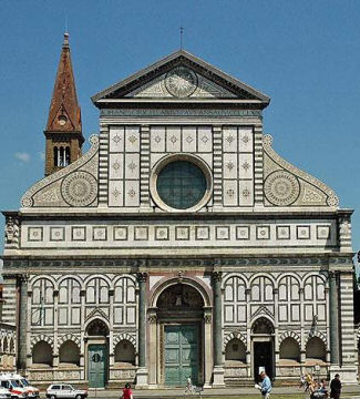 Фасад Santa Maria Novella, Флоренция
