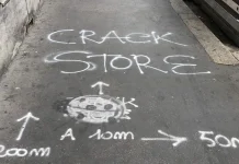 Протест против наркоторговли Турин Вопль Района Бариера ди Милано Протест против наркоторговли Турин