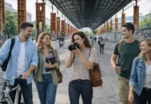 Парк Дора в Турине: постиндустриальный парк, события под навесом и лучшие места для прогулки Парк Дора в Турине: постиндустриальный парк Parco Dora и навес Lotto Vital Parco Dora с индустриальными элементами, дорожками и зелеными зонами