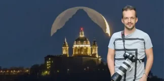 Фотография Суперги на фоне горы Монвизо и луны Снимок Дня от NASA: Уникальное Изображение Базилики Суперга и Луны от Валерио Минато