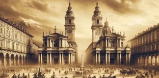 Площадь Сан-Карло гостиный двор Турина Площадь Сан-Карло гостиный двор Турина