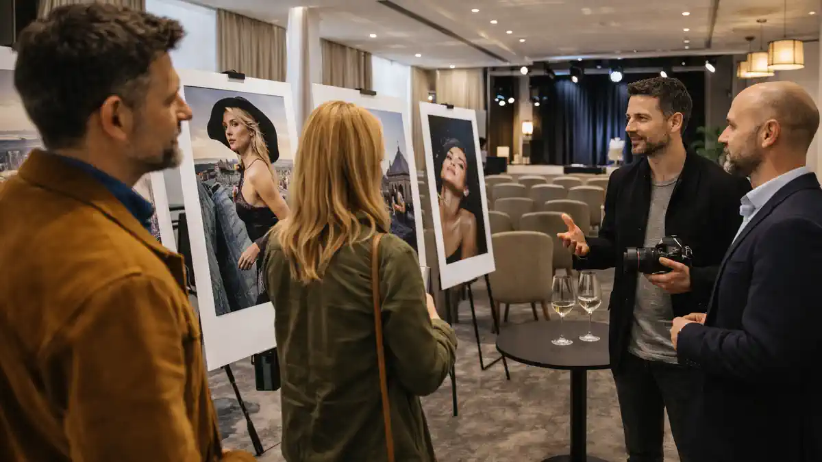 Что представляет собой выставка Kaushka Photography в Турине
Кадр с события в Турине, связанного с культурным обменом и модной программой, с фотоэкспозицией Kaushka Photography.