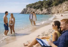 Лучшие пляжи Италии: 12 направлений для отдыха у моря, лайфхаки и как выбрать пляж Лучшие пляжи Италии: море, белый песок и летний отдых Панорамный вид на итальянское побережье с чистой водой и спокойной атмосферой отдыха