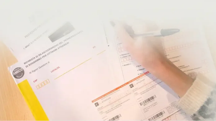 Подача документов и продление вида на жительство в Италии почтовый кит Kit postale sportello amica