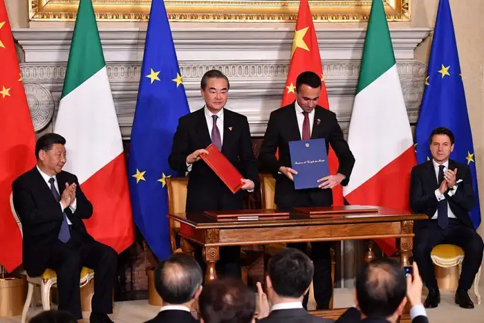 Встреча китайских и итальянских лидеров на высшем уровне