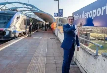 Аэропорт Турина станция Порта Суза поездом В аэропорт Турина за 30 минут на поезде со станции Порта Cуза в Турине за 3 евро 60 центов